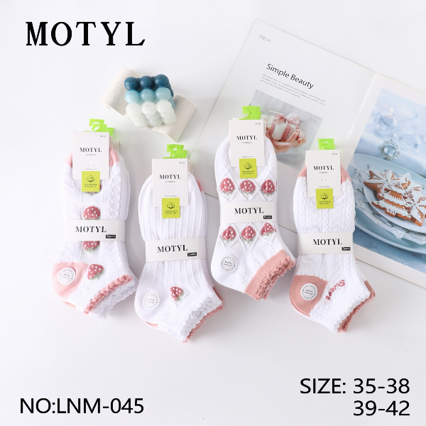 Skarpety damskie Roz 35-42, Mix kolor Paczka 40 szt